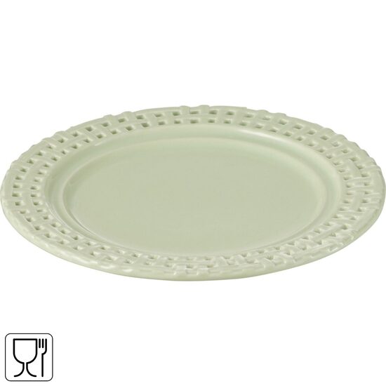 J-LINE keramikas šķīvis d20cm, zaļš